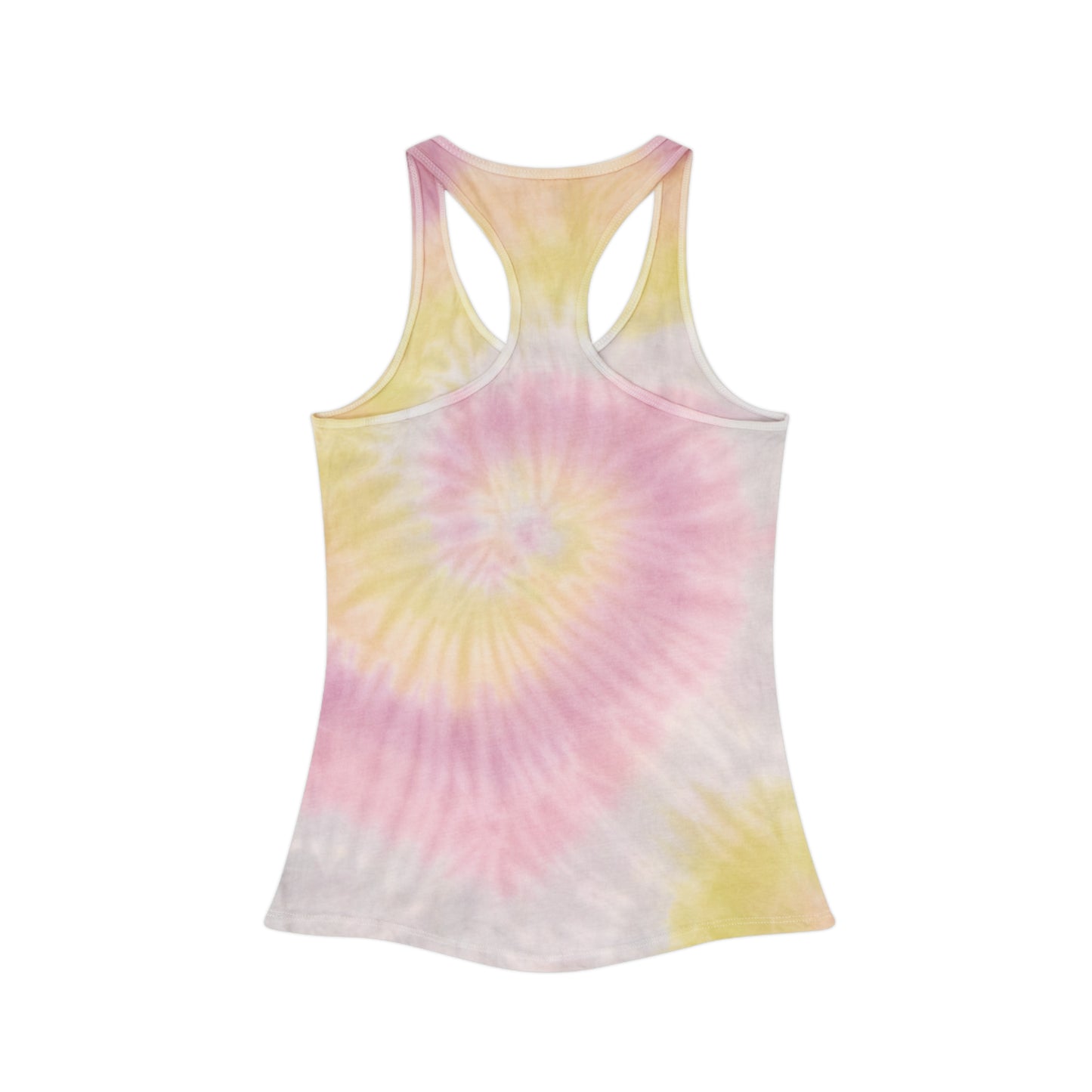 Ek is so 5 rand oor dit - Tie Dye Racerback Tank Top