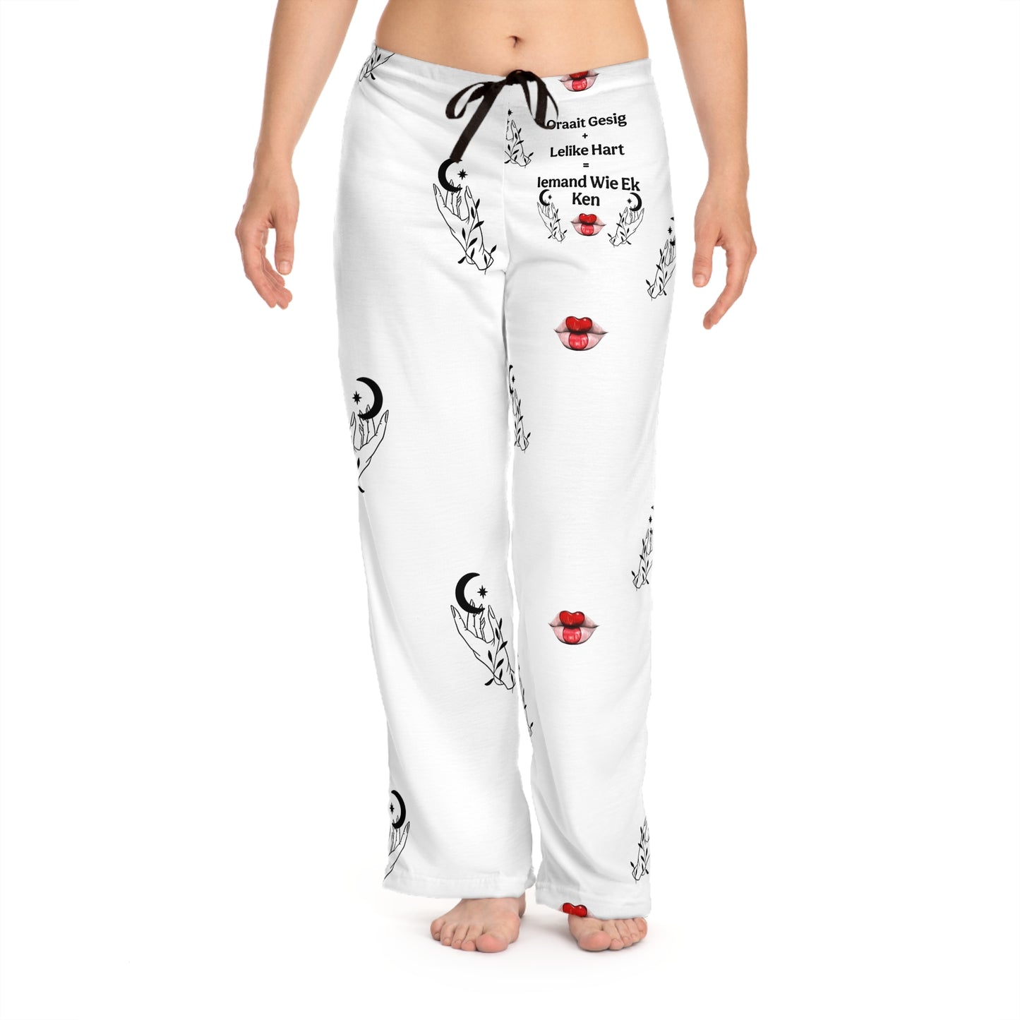 Oraait Gesig - Women's Pajama Pants (AOP)