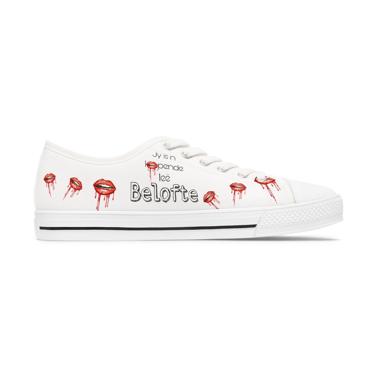 Jy is n loopende leë belofte - Women's Low Top Sneakers