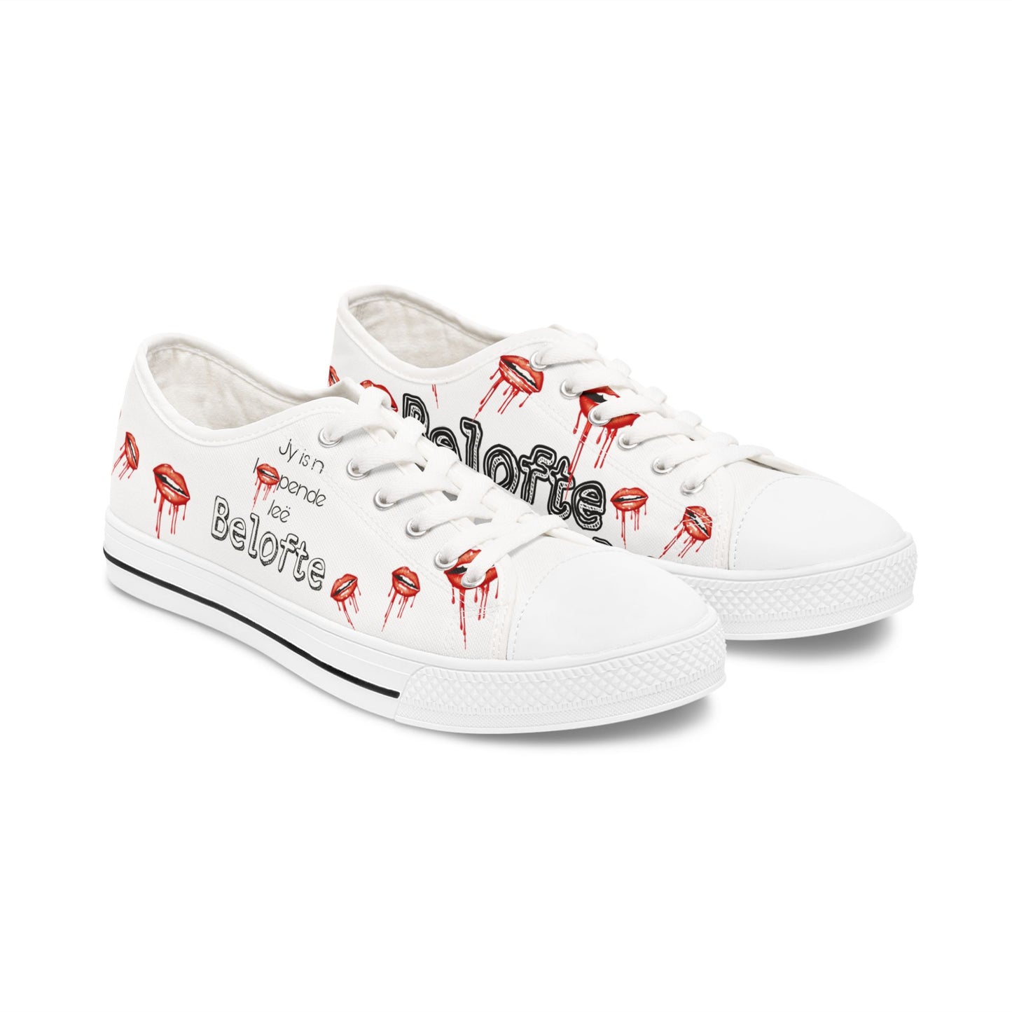 Jy is n loopende leë belofte - Women's Low Top Sneakers