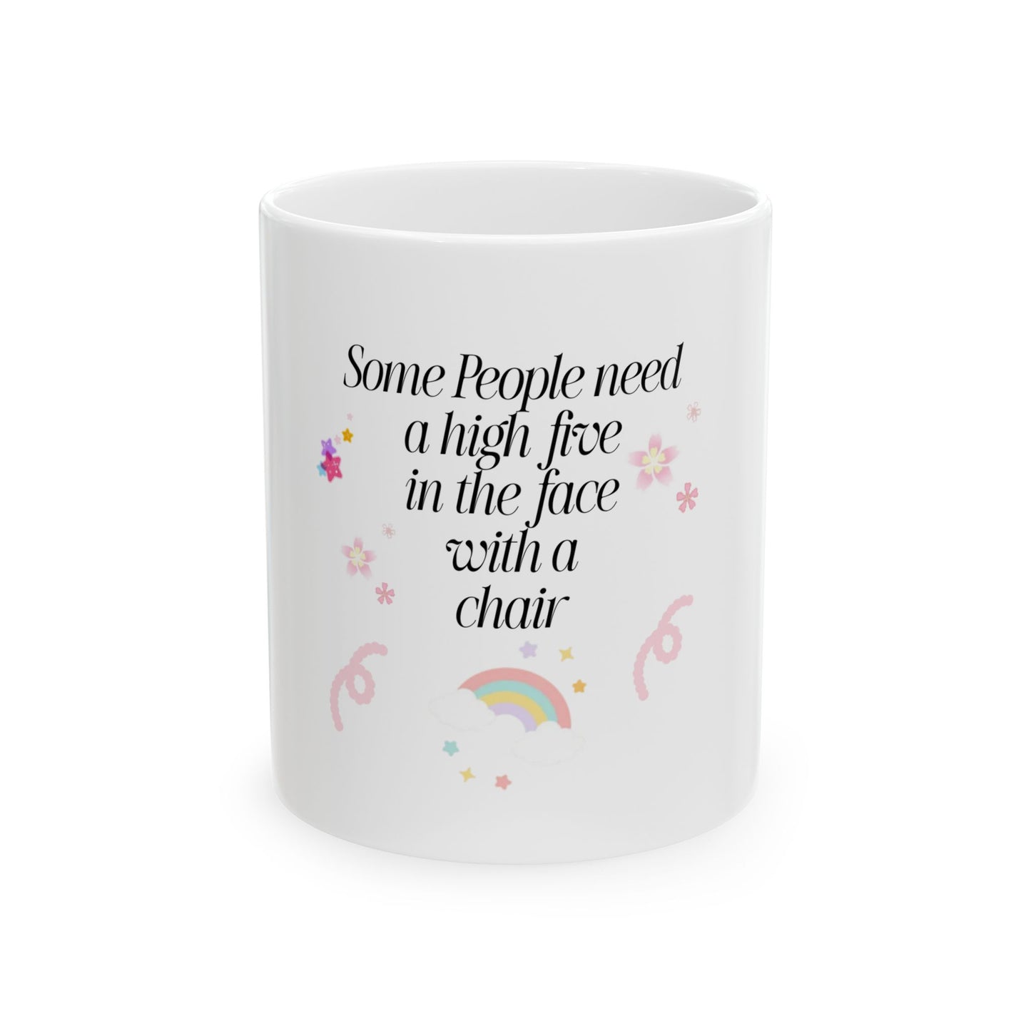 High Five - Ceramic Mug, (11oz, 15oz)