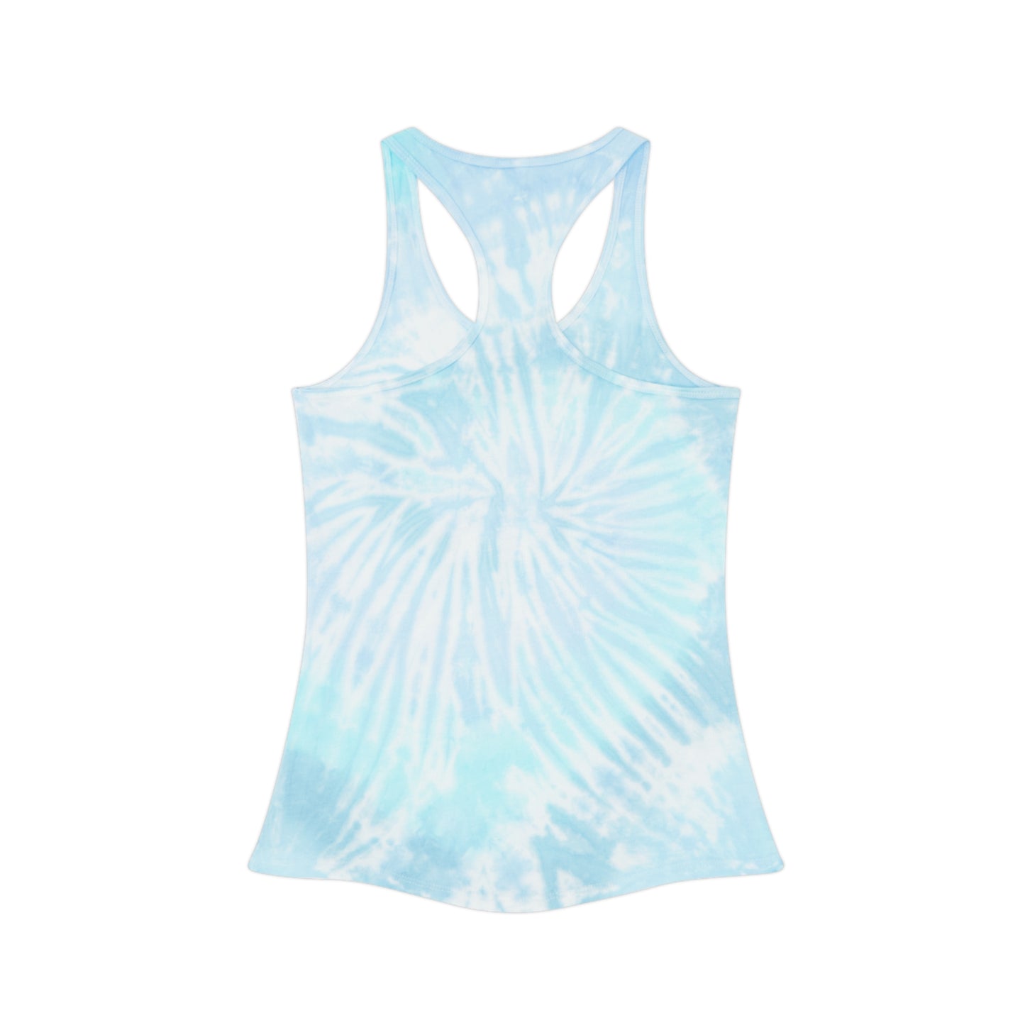 Ek is so 5 rand oor dit - Tie Dye Racerback Tank Top