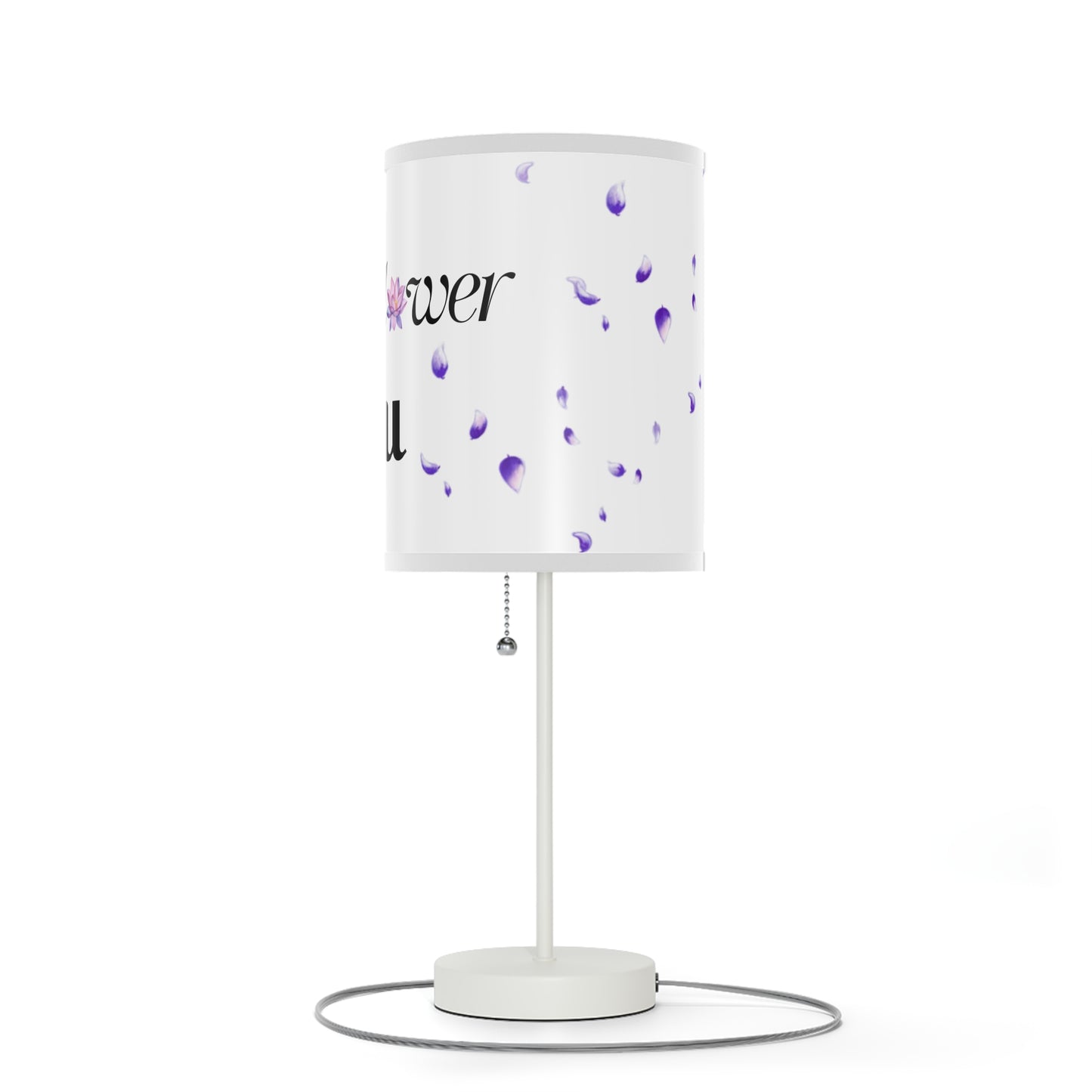 I PurpleFlower You - Lamp on a Stand, US|CA plug