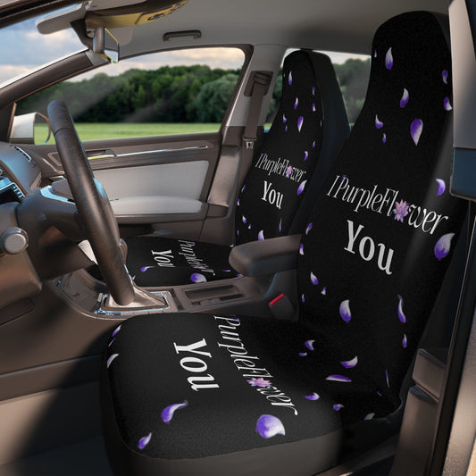 PurpleFlower - Car Seat Covers