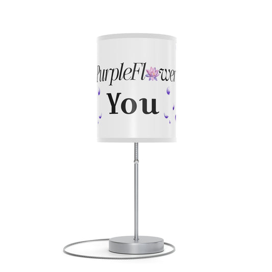 I PurpleFlower You - Lamp on a Stand, US|CA plug