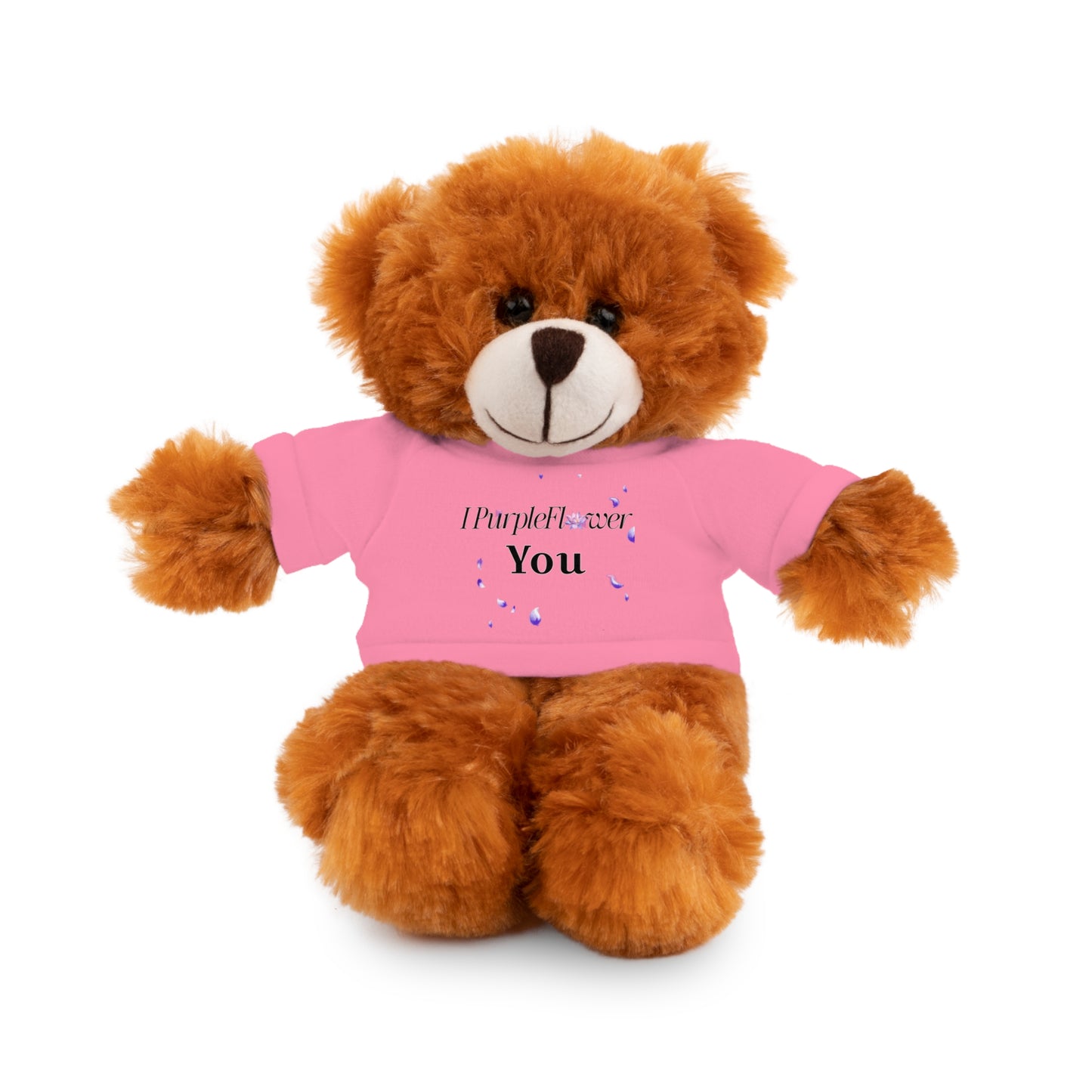 I PurpleFlower You - Stuffed Animals with Tee