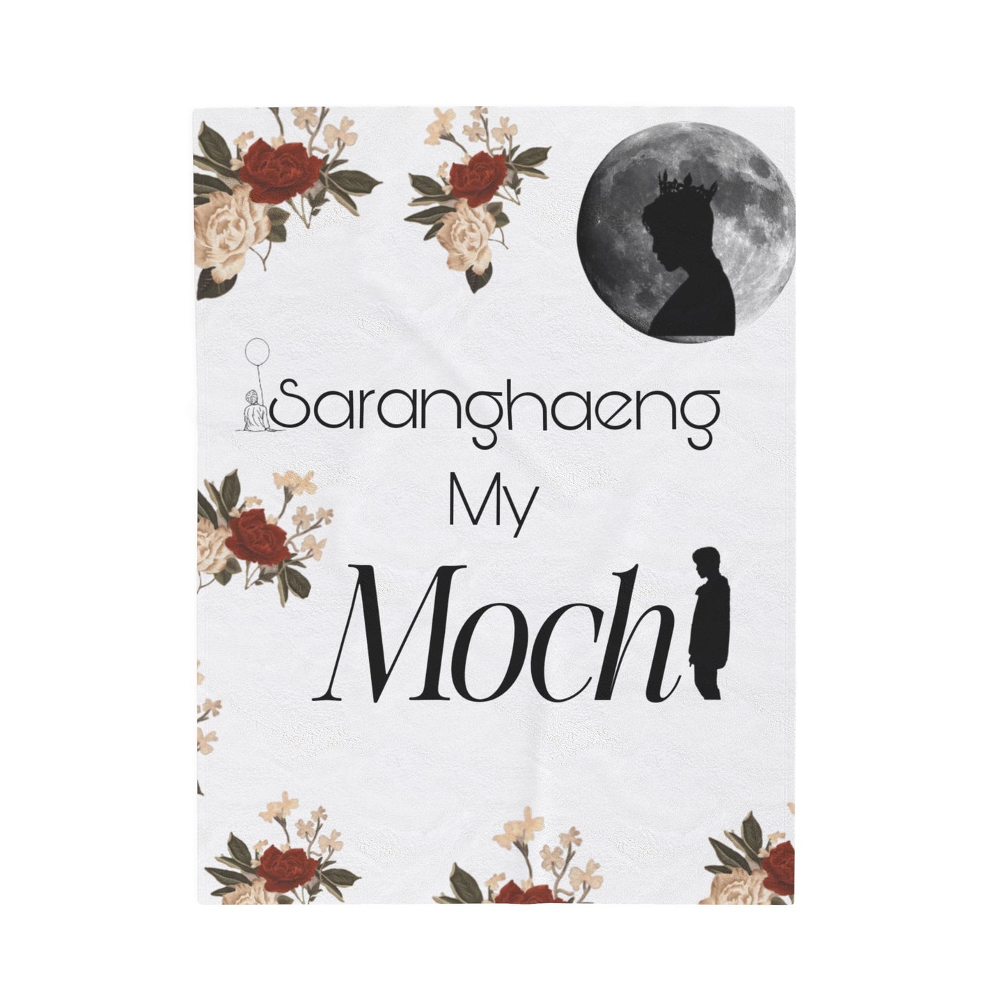 Saranghae My Mochi-Velveteen Plush Blanket