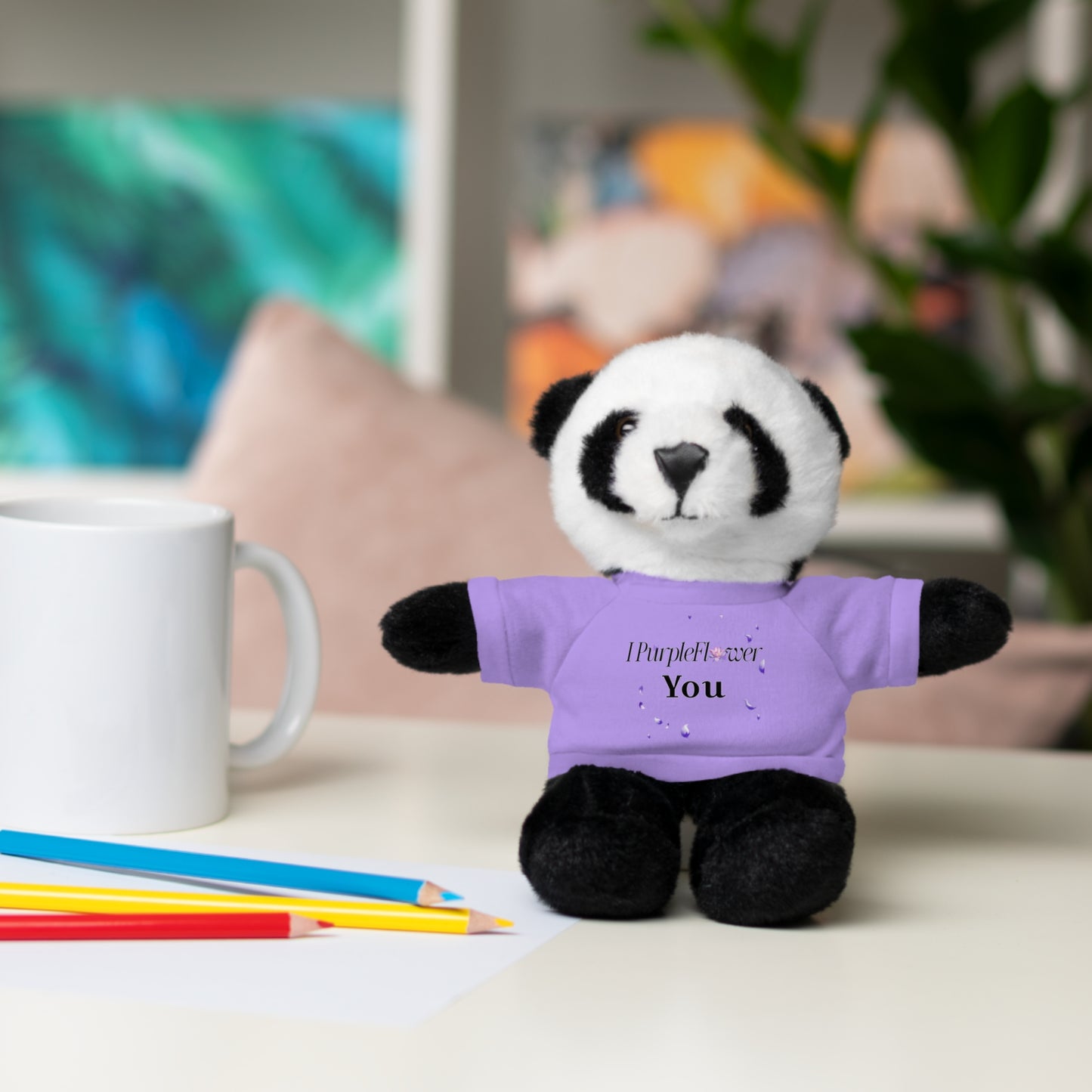 I PurpleFlower You - Stuffed Animals with Tee