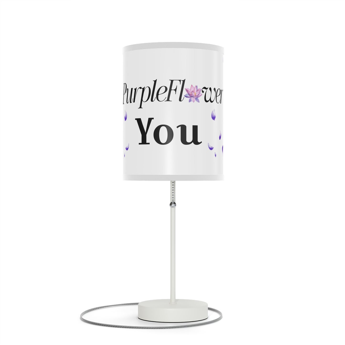 I PurpleFlower You - Lamp on a Stand, US|CA plug