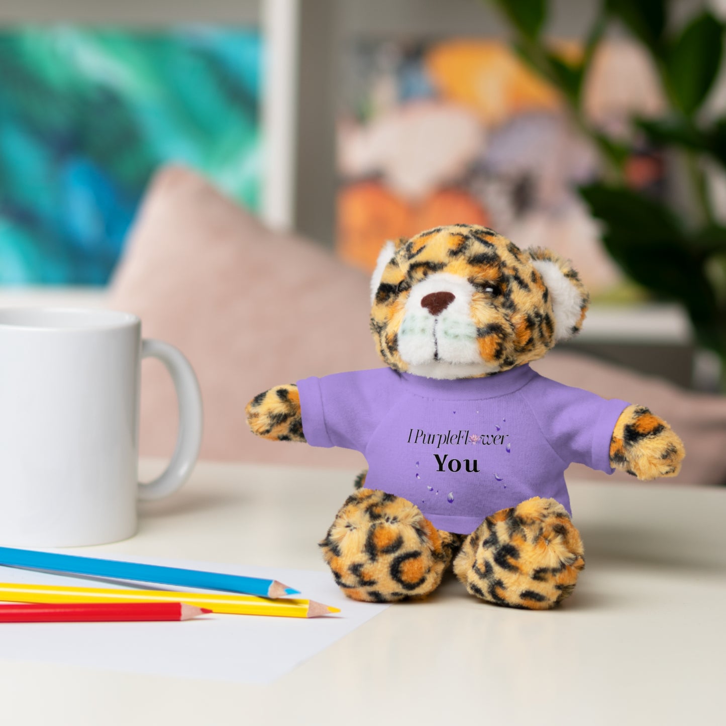 I PurpleFlower You - Stuffed Animals with Tee