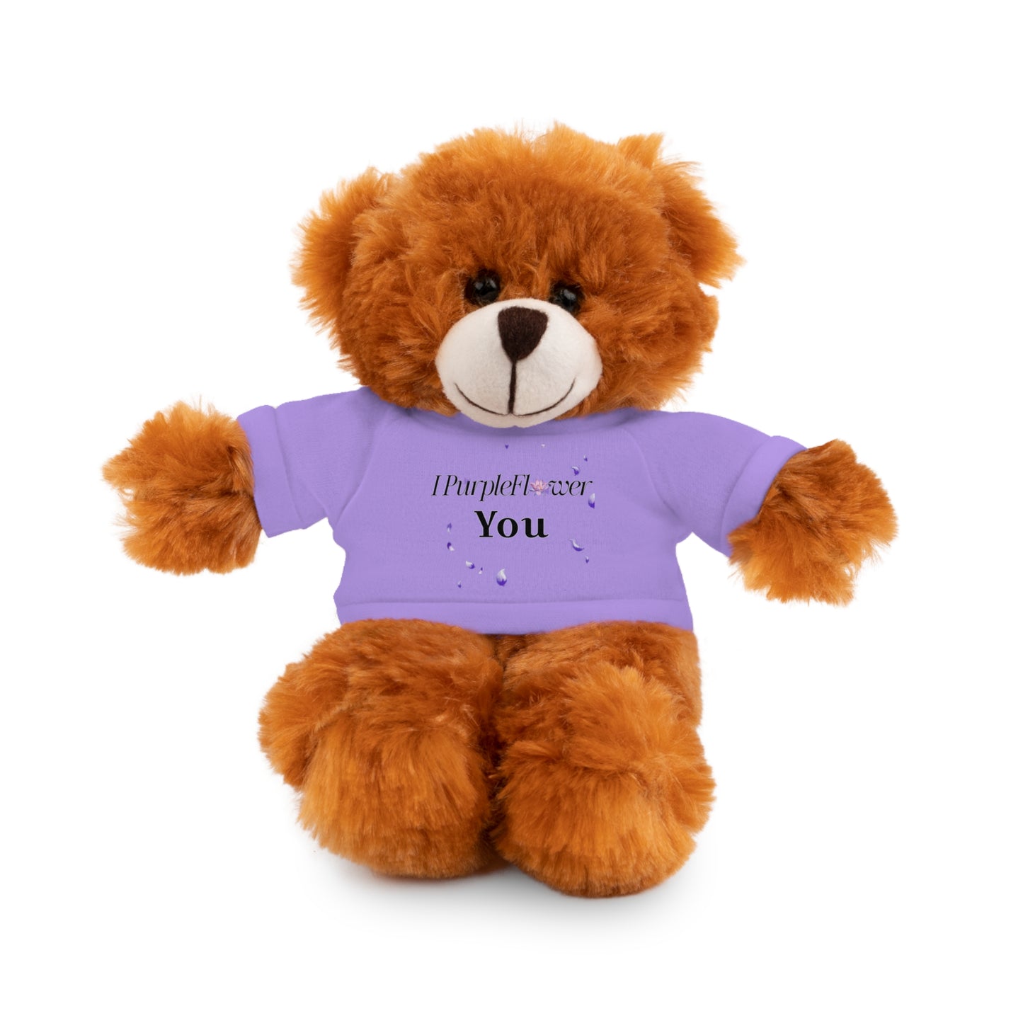 I PurpleFlower You - Stuffed Animals with Tee