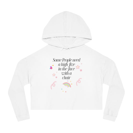 High Five - Women’s Cropped Hooded Sweatshirt